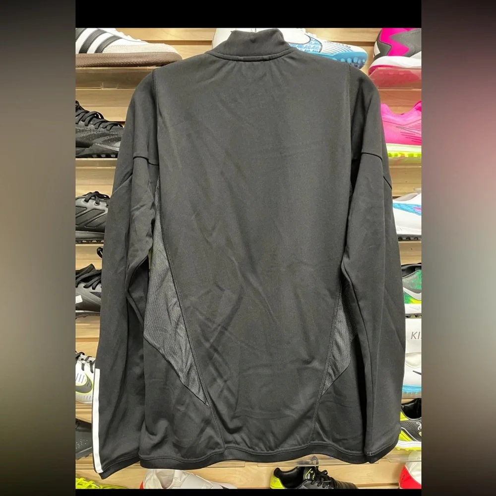 ADIDAS BLACK LA GALAXY FULL-ZIP AEROREADY TRAINING TOP HK7648 MENS SIZE L - Picture 2 of 2